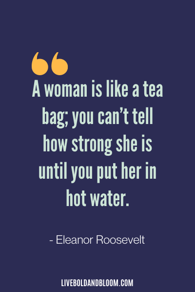 Funny Life Quote by Eleanor Roosevelt