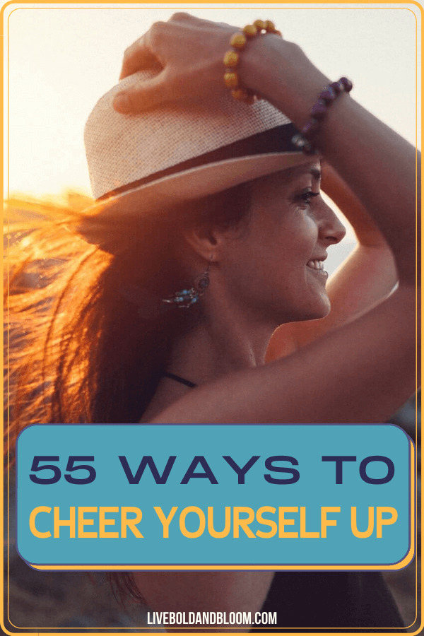 Feeling like you are having the worst day of your life? Read this post and discover the 55 ways of how to cheer yourself up and remove the bad vibes.