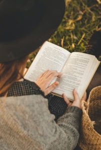 read a book outside