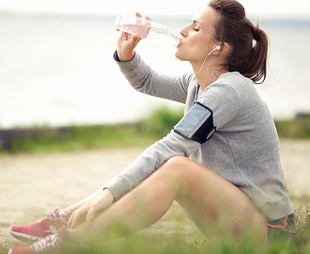 how to lose belly fat - water