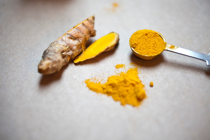 turmeric - stress relieving foods