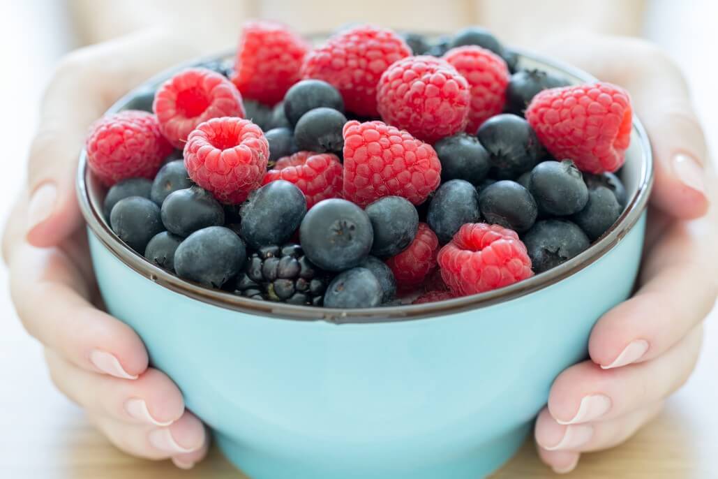 berries - stress relieving foods