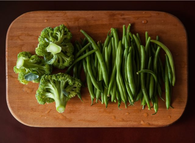 broccoli and green beans