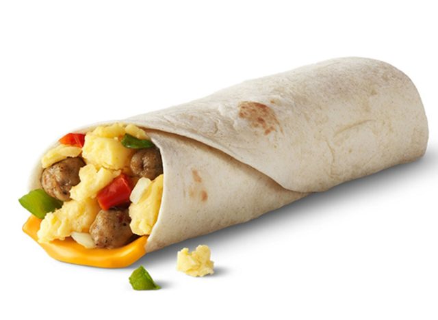 mcdonalds sausage burrito