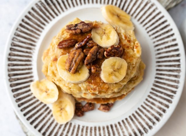 bananan protein pancakes