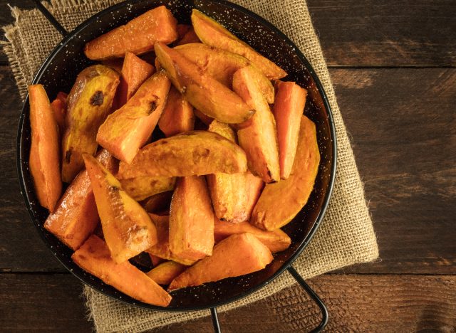 roasted sweet potatoes