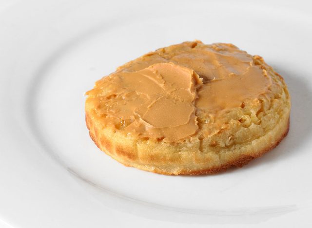 english muffin peanut butter