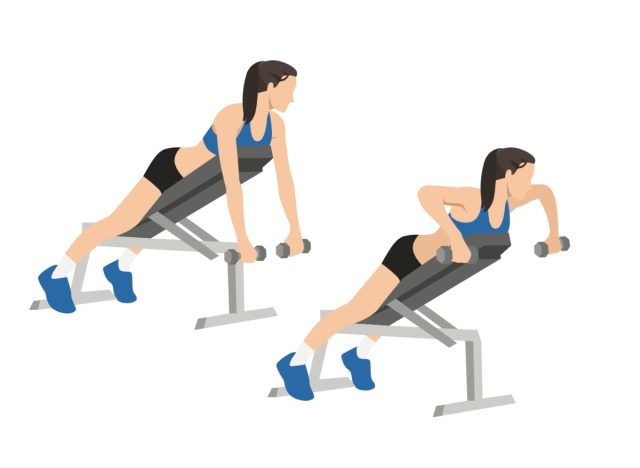 chest-supported row