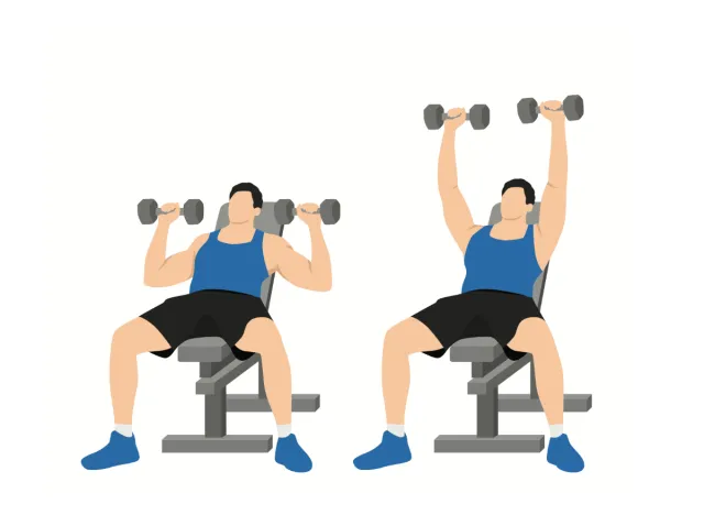 incline dumbbell chest press