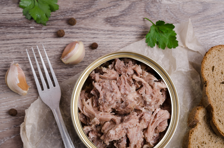 Canned Tuna on Table Top | high protein low calorie foods