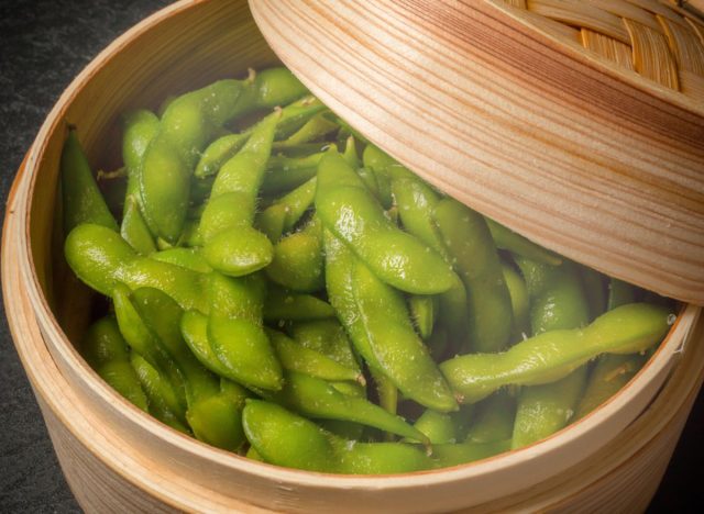 steamed edamame