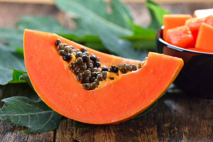 Slice of Papaya on Table | Electrolyte Food