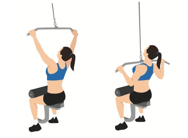 lat pulldown illustration