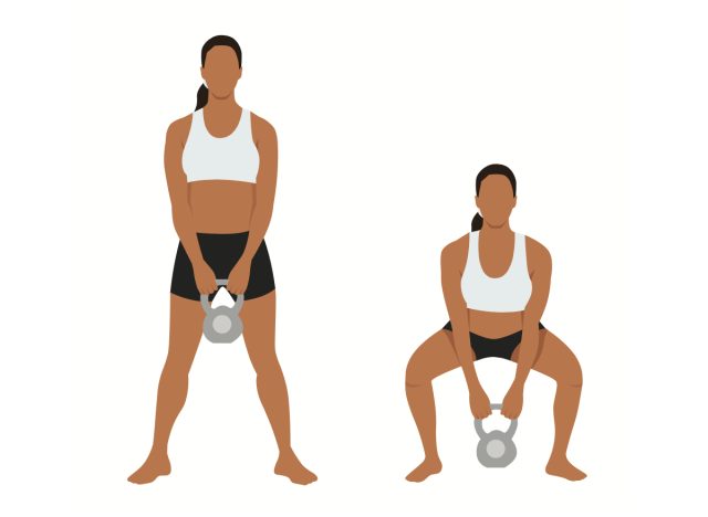 kettlebell sumo deadlift