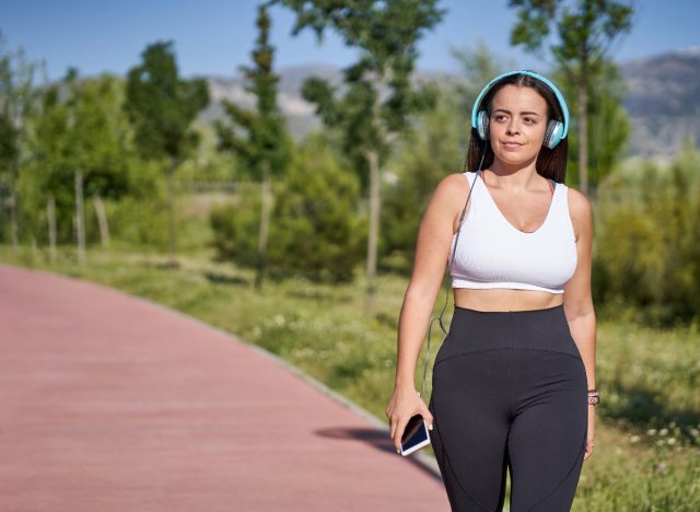 woman walking