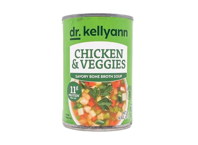 Dr. Kellyann chicken and veggies canned soup