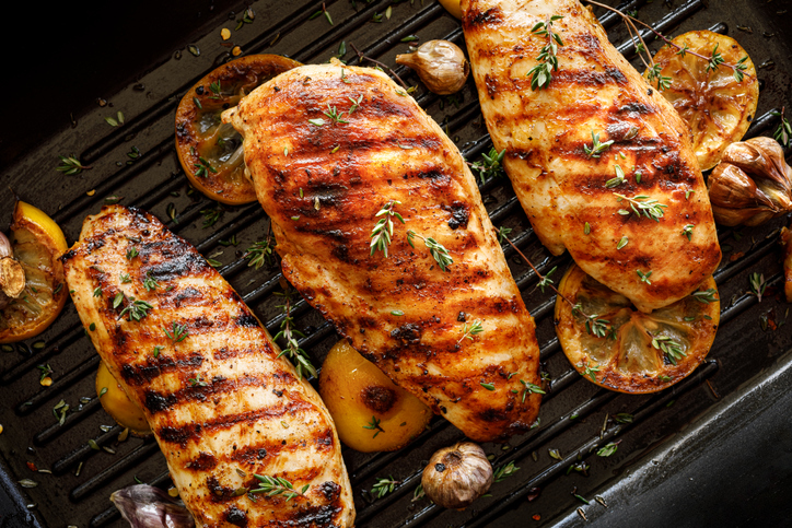 grilled chicken breast | Ozempic Foods to Avoid