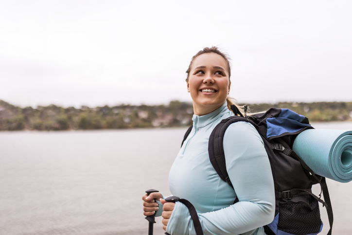 woman hiking | Ozempic Foods to Avoid