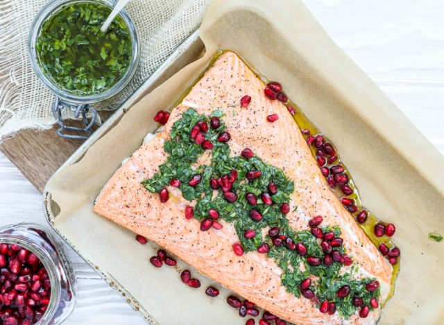 pomegranate salmon