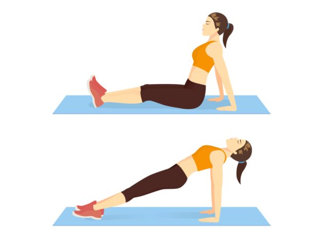 reverse plank exercise