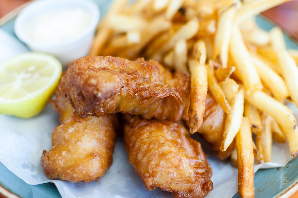 Close Up Image of Fish and Chips | Pescatarian Diet