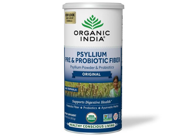 Organic India is a Psyllium Pre & Probiotic Fiber