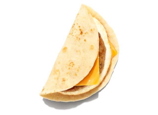 Dunkin' Sausage, Egg & Cheese Wake-up Wraps®